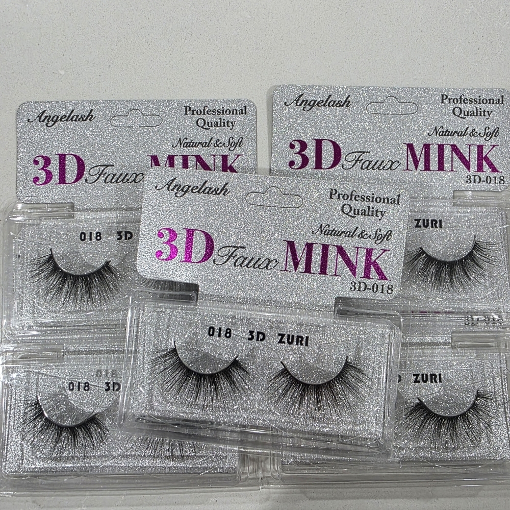 5 Pairs 3D Faux Mink Lashes